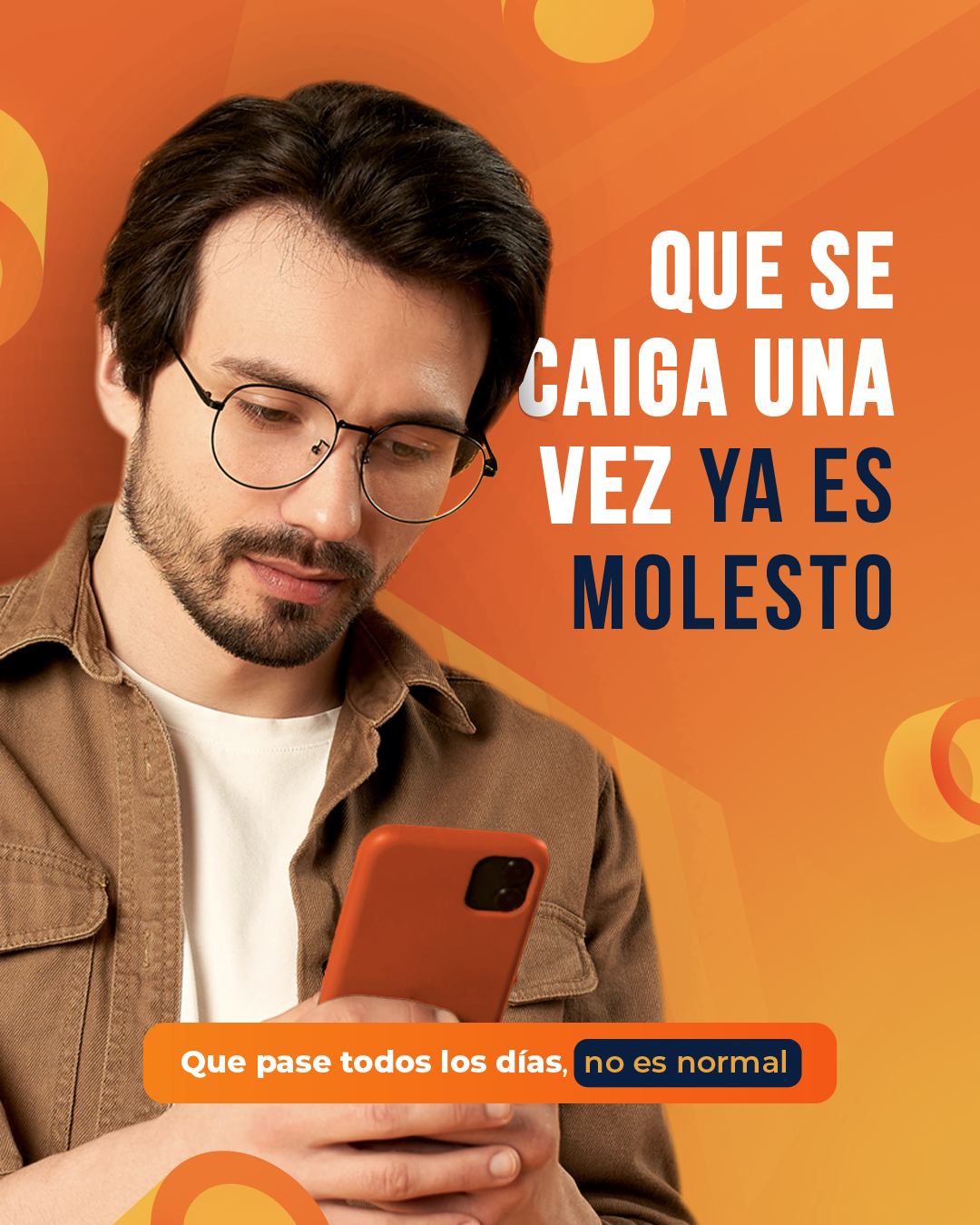 Que se caiga una vez ya es molesto