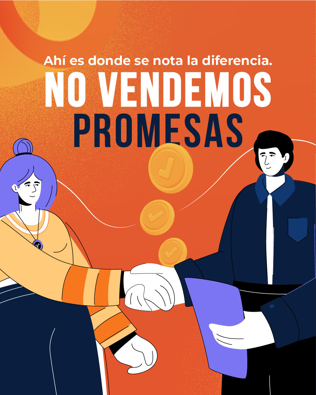 No vendemos promesas