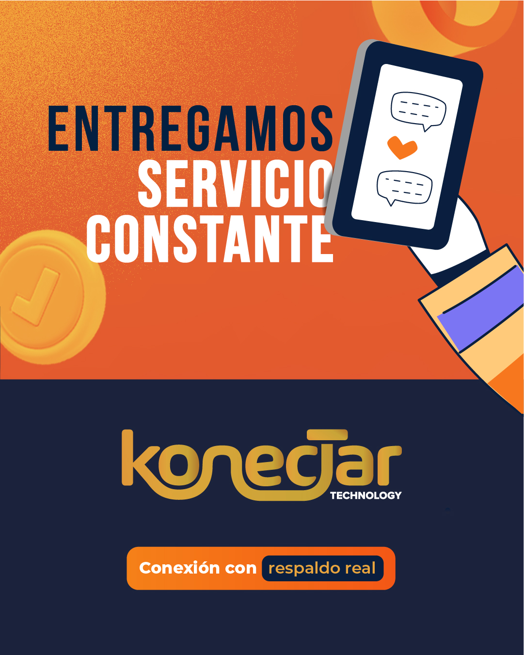 Entregamos servicio constante